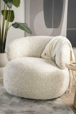 Draaibare Fauteuil Maeve - Beige - Loft24.nl