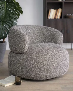 Draaibare Fauteuil Maeve - Taupe - Loft24.nl