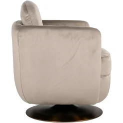 Draaibare Fauteuil Turner Velvet - Khaki - Loft24.nl
