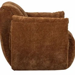 Draaifauteuil BAGGY 3D Chenille - Middenbruin - Loft24.nl