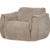 Draaifauteuil BAGGY 3D Chenille - Zand - Loft24.nl