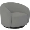 Draaifauteuil Belfast Bouclé - Taupe - Loft24.nl