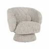 Draaifauteuil Cavallo Geweven stof - Beige - Loft24.nl