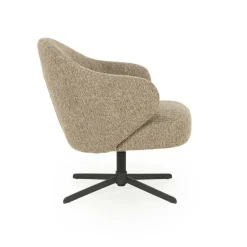 Draaifauteuil Connor - Bruin - Loft24.nl