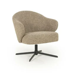 Draaifauteuil Connor - Bruin - Loft24.nl