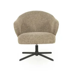 Draaifauteuil Connor - Bruin - Loft24.nl