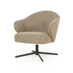Draaifauteuil Connor - Bruin - Loft24.nl