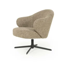 Draaifauteuil Connor - Bruin - Loft24.nl