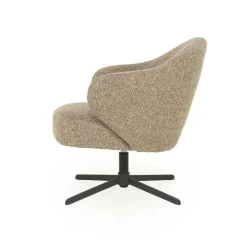 Draaifauteuil Connor - Bruin - Loft24.nl