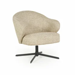 Draaifauteuil Connor - Taupe - Loft24.nl