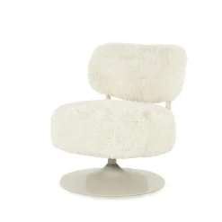 Draaifauteuil Furlo Furry - Beige - Loft24.nl
