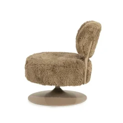 Draaifauteuil Furlo Furry - Taupe - Loft24.nl