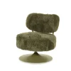 Draaifauteuil Furlo Furry - Groen - Loft24.nl
