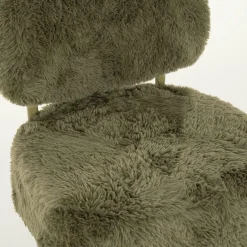 Draaifauteuil Furlo Furry - Groen - Loft24.nl