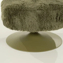 Draaifauteuil Furlo Furry - Groen - Loft24.nl