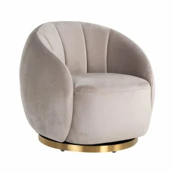 Draaifauteuil Jago Velvet - Khaki - Loft24.nl
