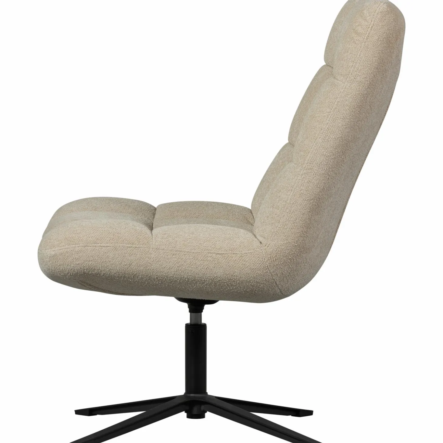 Draaifauteuil Job Bouclé - Zand - Loft24.nl