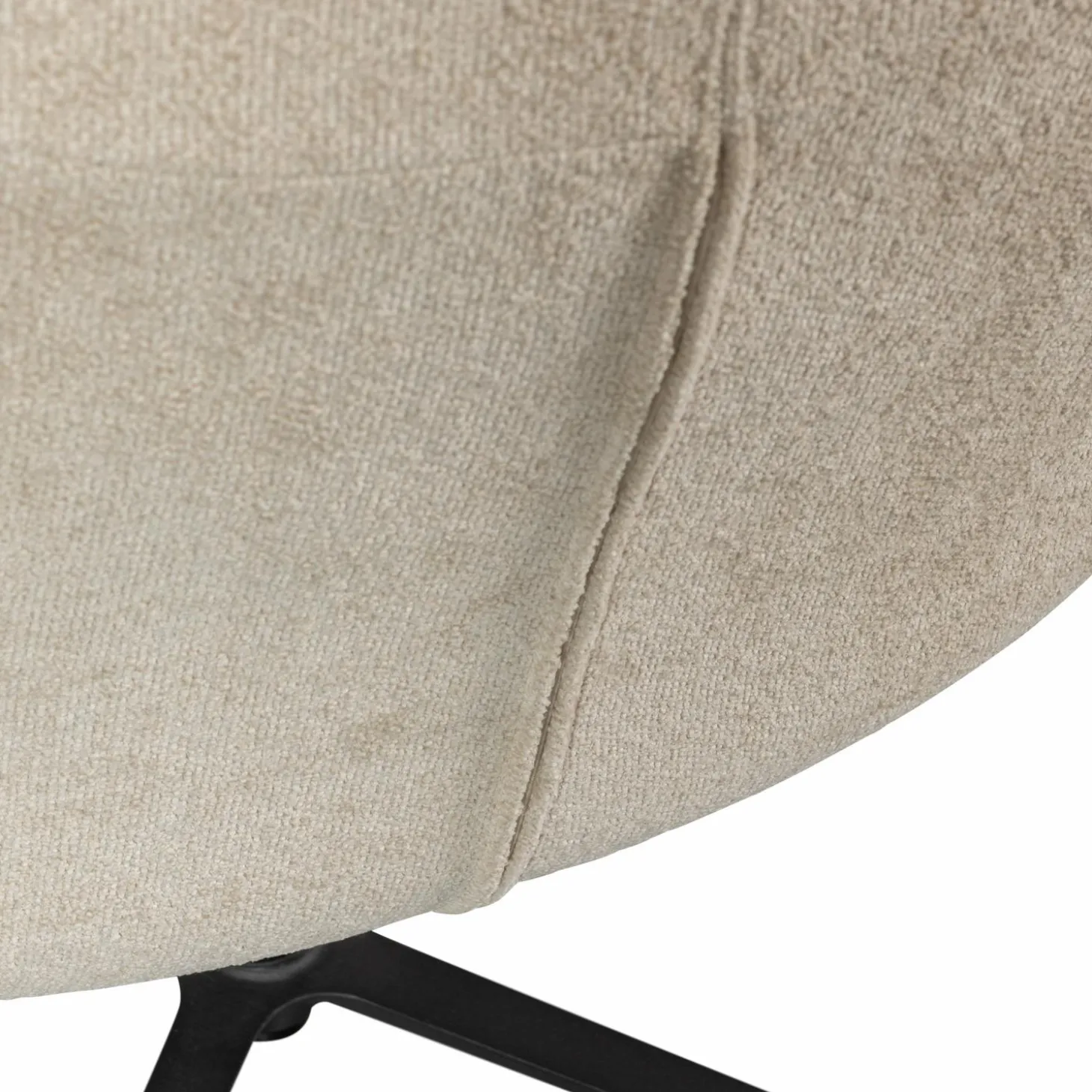 Draaifauteuil Job Bouclé - Zand - Loft24.nl