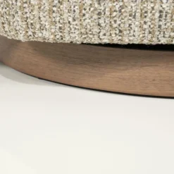 Draaifauteuil Jordan Grove Bouclé - Taupe - Loft24.nl