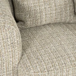 Draaifauteuil Jordan Grove Bouclé - Taupe - Loft24.nl