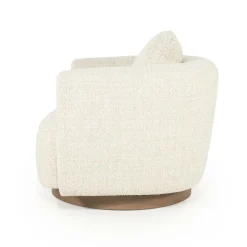 Draaifauteuil Jordan Grove Bouclé - Beige - Loft24.nl