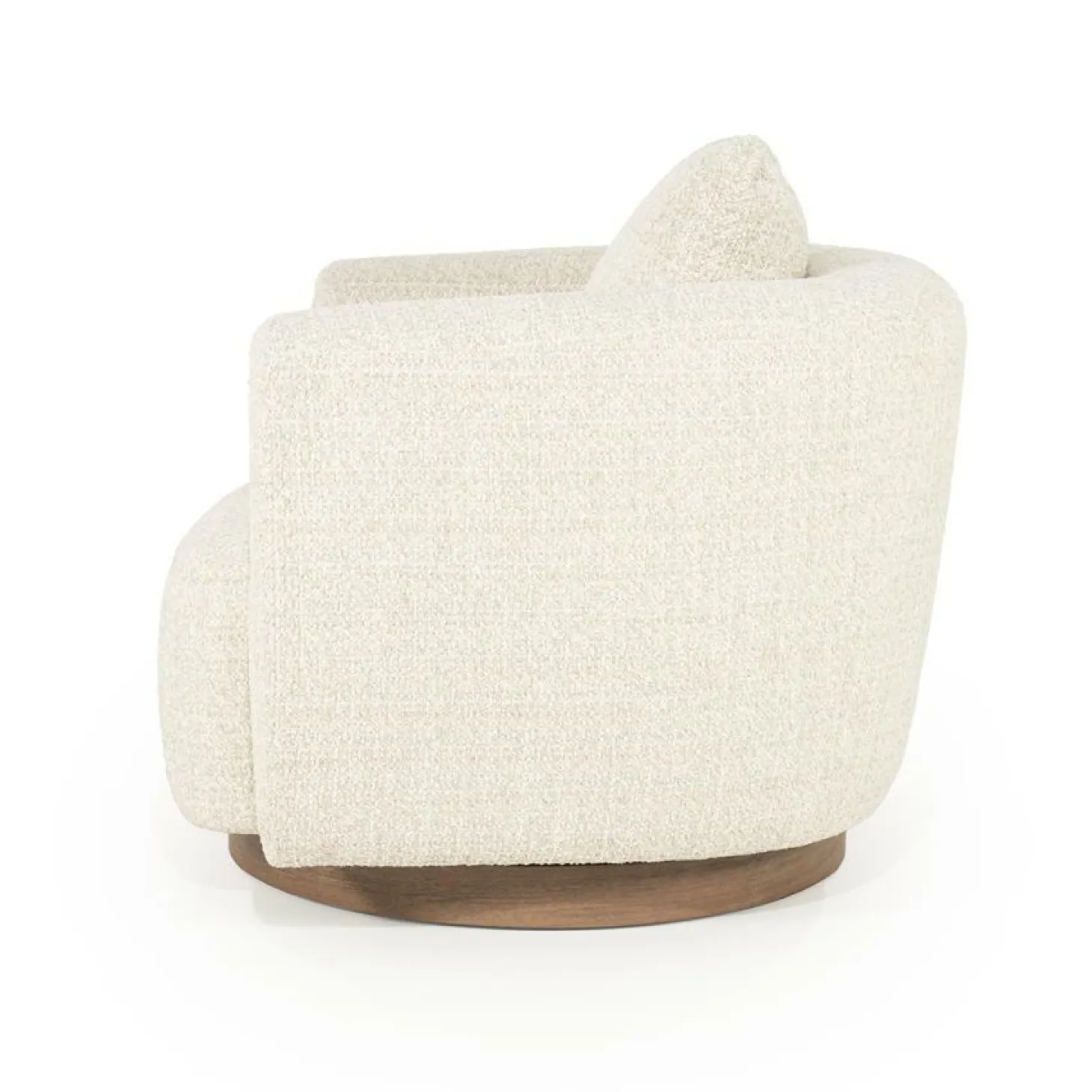 Draaifauteuil Jordan Grove Bouclé - Beige - Loft24.nl