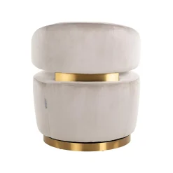 Draaifauteuil Maxime Velvet - Khaki - Loft24.nl