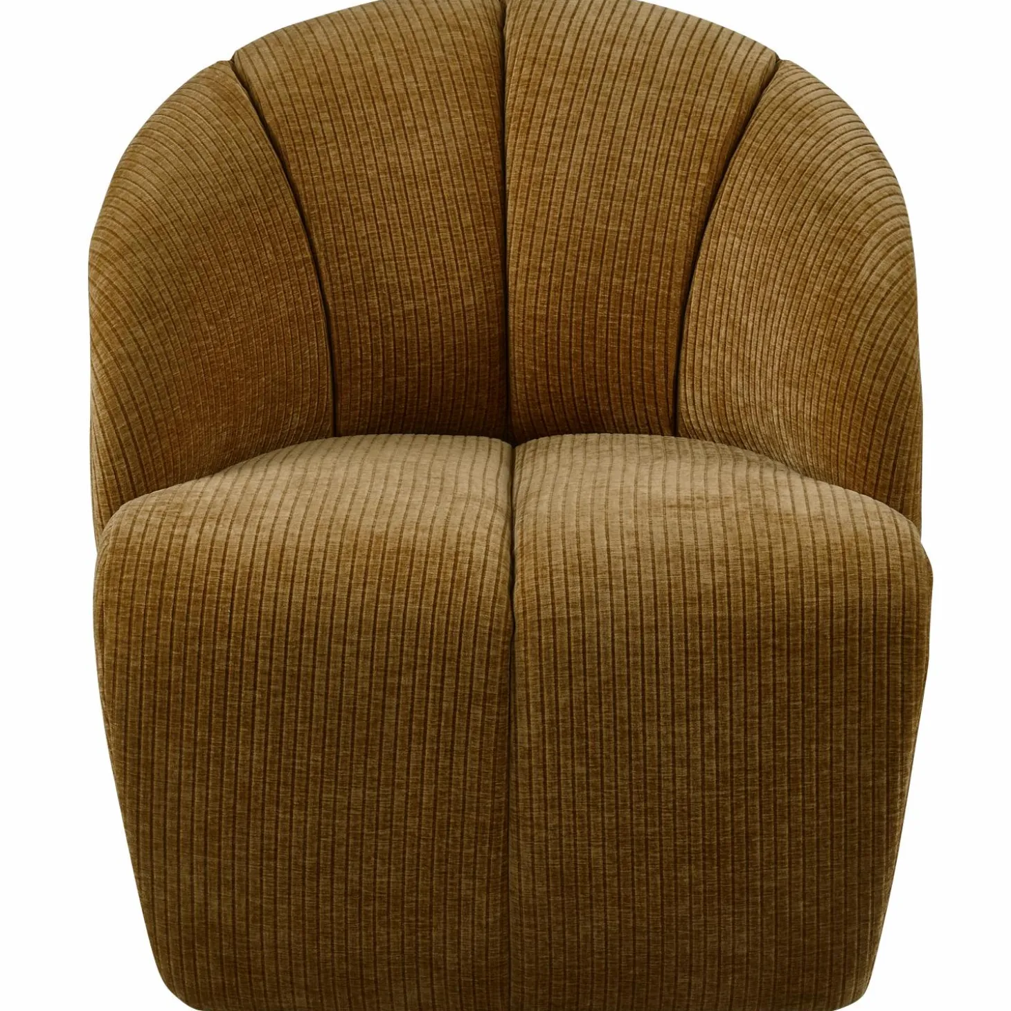 Draaifauteuil Mojo Geweven Rib - Honing Geel - Loft24.nl