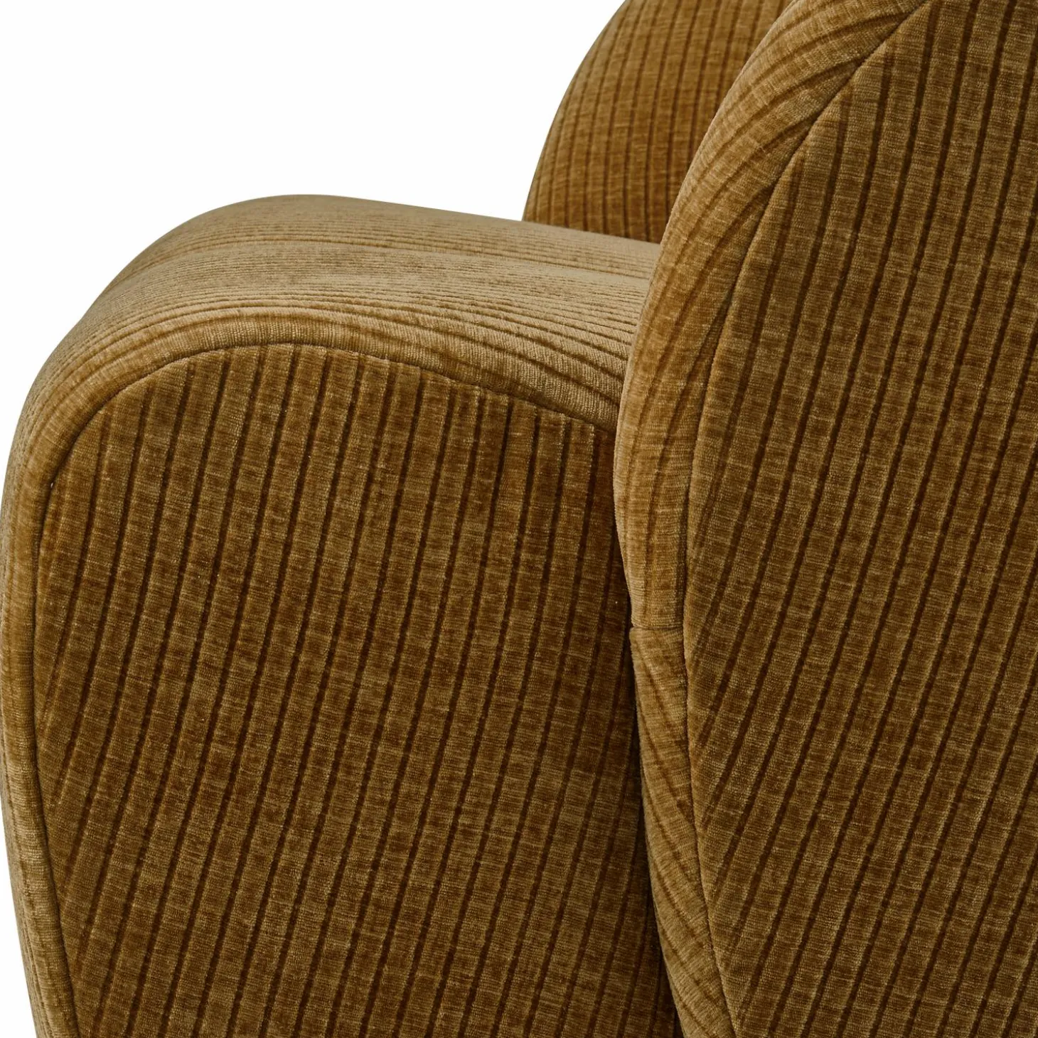 Draaifauteuil Mojo Geweven Rib - Honing Geel - Loft24.nl