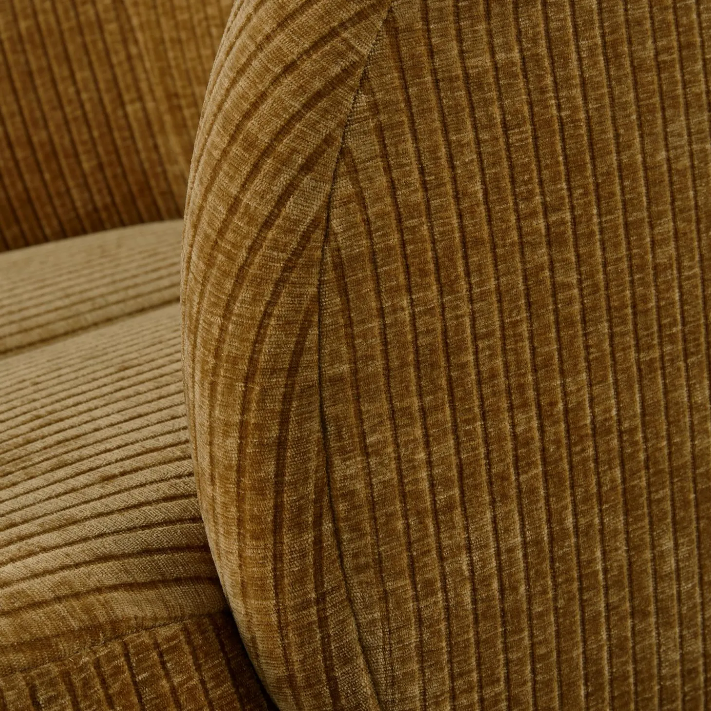 Draaifauteuil Mojo Geweven Rib - Honing Geel - Loft24.nl