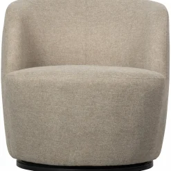 Draaifauteuil Serra Geweven - Zand - Loft24.nl