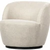 Draaifauteuil Serra Geweven - Off White - Loft24.nl