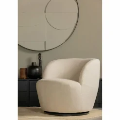 Draaifauteuil Serra Geweven - Off White - Loft24.nl
