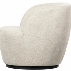 Draaifauteuil Serra Geweven - Off White - Loft24.nl