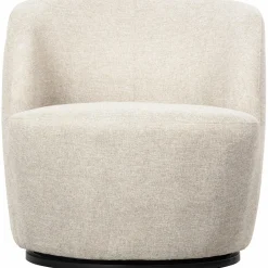 Draaifauteuil Serra Geweven - Off White - Loft24.nl