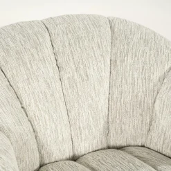 Draaifauteuil Sogno Geweven stof - Beige - Loft24.nl