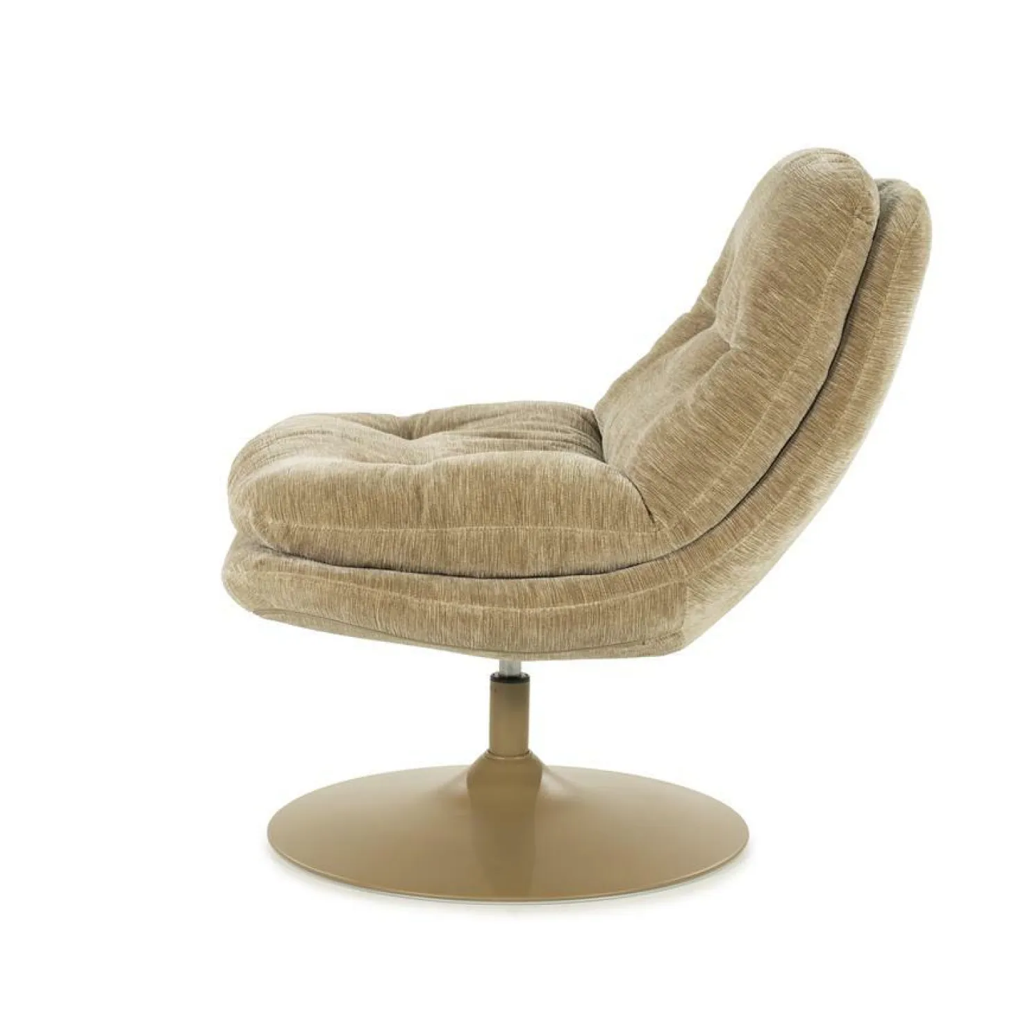 Draaifauteuil Tromba - Taupe - Loft24.nl