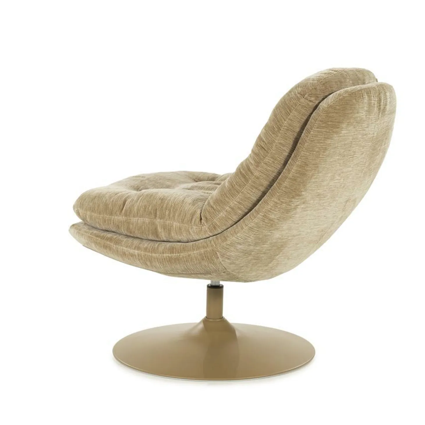 Draaifauteuil Tromba - Taupe - Loft24.nl
