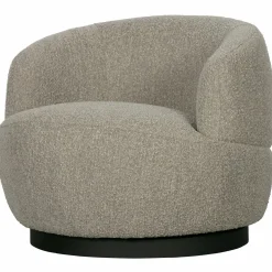 Draaifauteuil Woolly Bouclé - Naturel - Loft24.nl