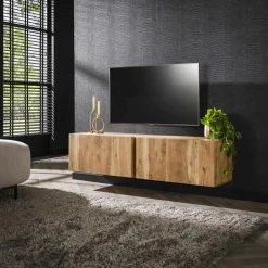 Dressoir Block Massief Acaciahout 180cm - Naturel - Loft24.nl