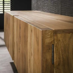Dressoir Block Massief Acaciahout 180cm - Naturel - Loft24.nl