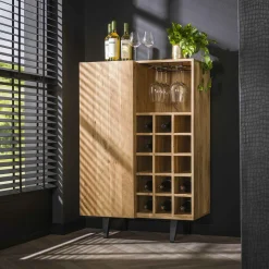 Dressoir Block Massief Acaciahout 180cm - Naturel - Loft24.nl