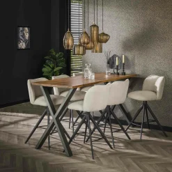 Dressoir Block Massief Acaciahout 180cm - Naturel - Loft24.nl