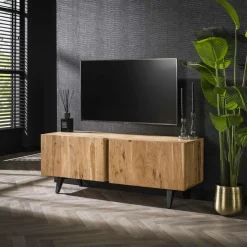 Dressoir Block Massief Acaciahout 180cm - Naturel - Loft24.nl