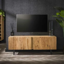 Dressoir Block Massief Acaciahout 180cm - Naturel - Loft24.nl