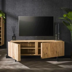 Dressoir Block Massief Acaciahout 180cm - Naturel - Loft24.nl