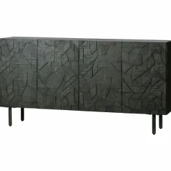 Dressoir Counter 160cm, kleur Zwart - Loft24.nl