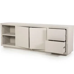 Dressoir Helsinki Eikenhout 200 cm - Taupe - Loft24.nl