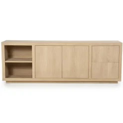 Dressoir Helsinki Eikenhout 200 cm - Naturel - Loft24.nl