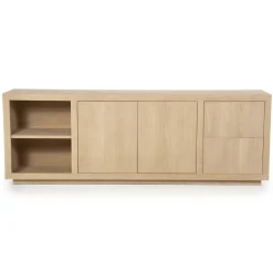 Dressoir Helsinki Eikenhout 200 cm - Naturel - Loft24.nl
